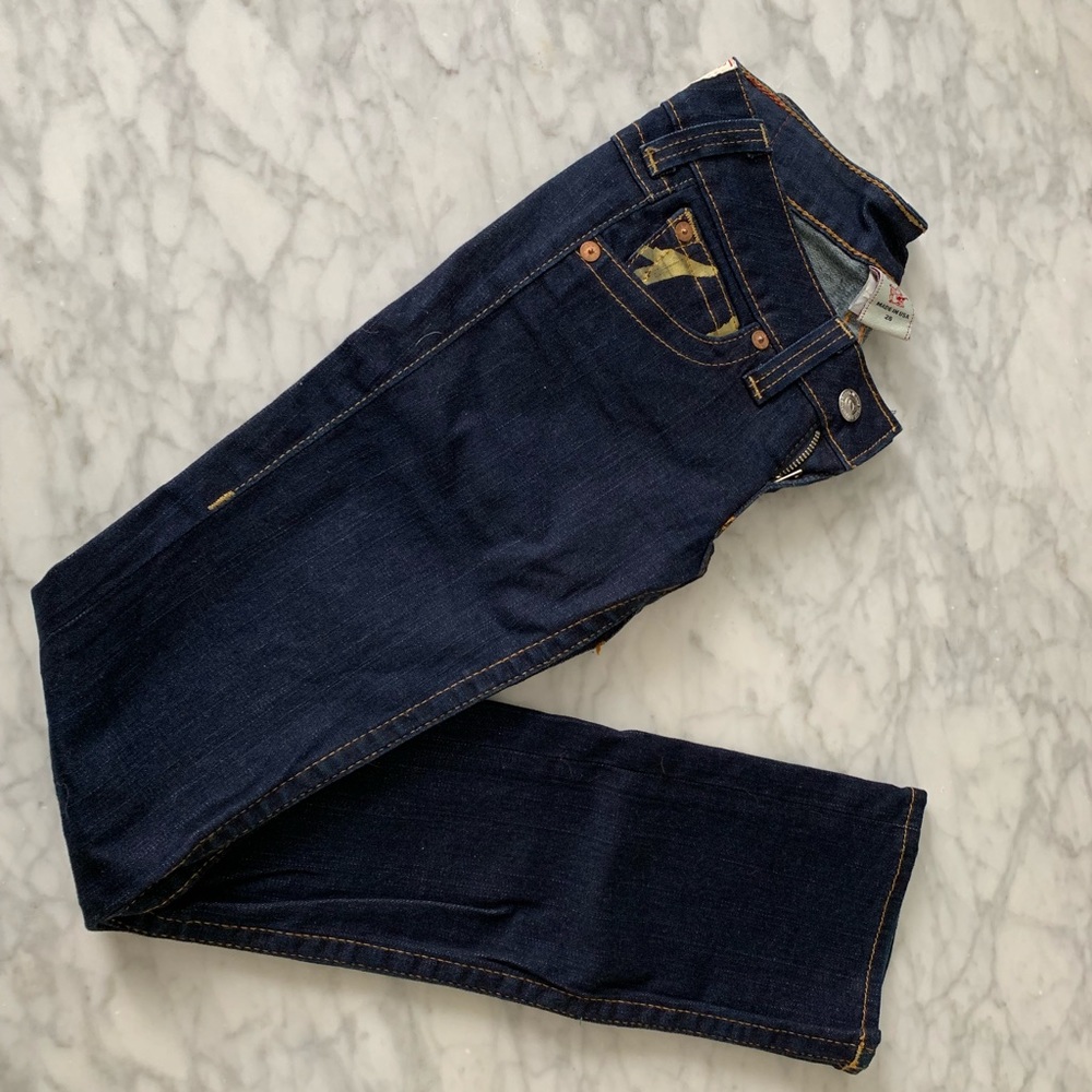 Women’s true religion skinny dark wash jeans